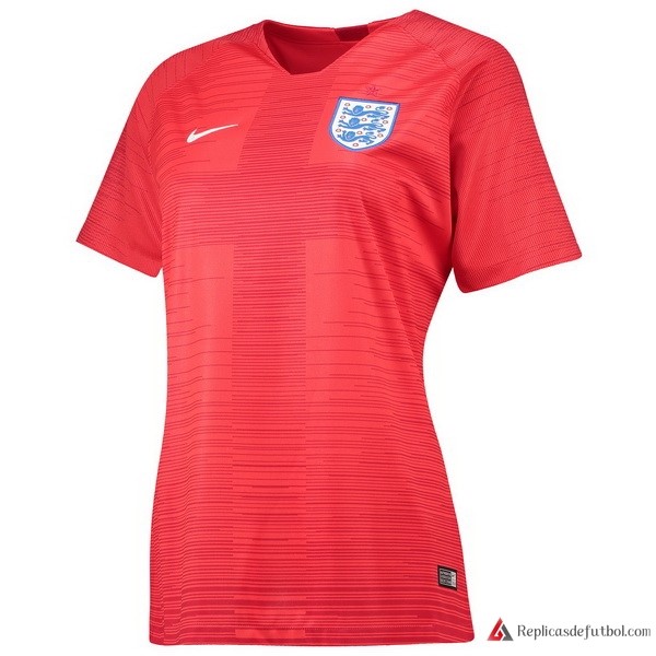 Camiseta Seleccion Inglaterra Segunda equipación Mujer 2018 Rojo